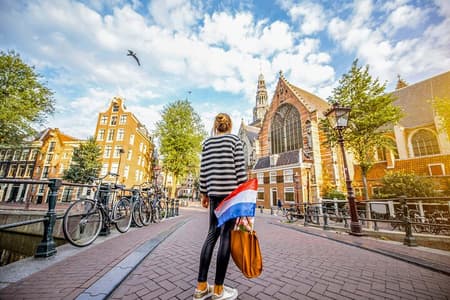 City tour autoguiado com áudio em Amsterdã para seu smartphone