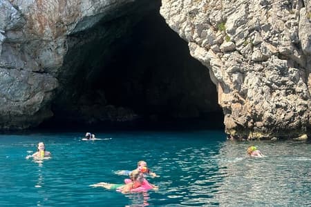 From Nice : Secret Riviera Boat Tour to Mala cave with Snorkeling