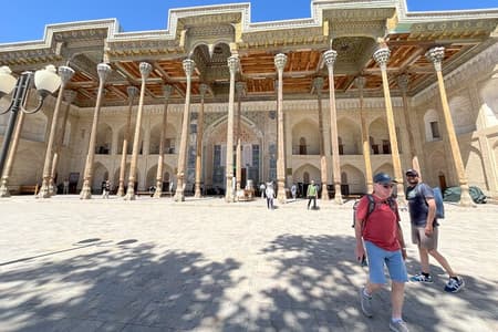 Morning and afternoon tours in the Old Town of Bukhara