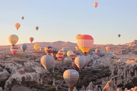 Cappadocia Sunrise Hot Air Balloon Ride with Hotel Transfer