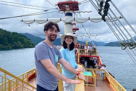 Visite privée personnalisée de Hakone : Vue sur le Mont Fuji, Nature et Sanctuaire