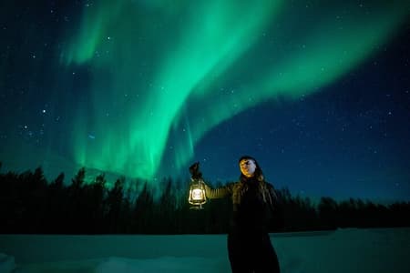 Rovaniemi :%100 garantia de reembolso Northern Lights Hunting