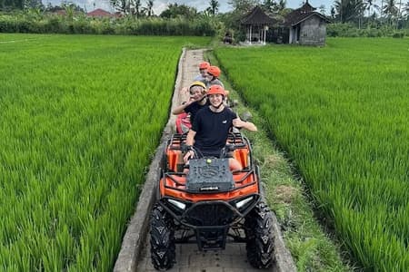 Ubud: ATV Rafting + Zipline, Swing, Sky Bike in Bali Rice Terrace