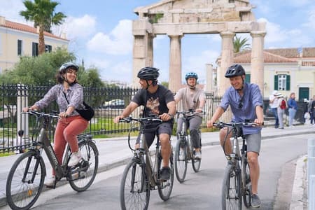 E-biketour door Athene met kleine groep