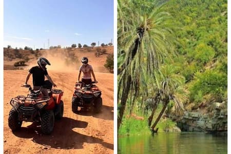 2 in 1 Agadir Paradise Valley + Berber breakfast & quad bike tour