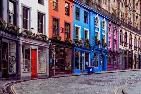 Edinburgh 3 uur durende wandeltocht Italiaanse gids