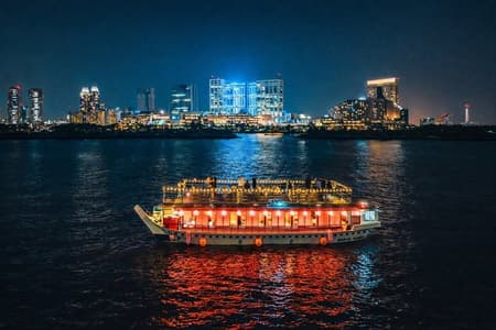 Tokyo Cruise ：Spring Yakatabune Sakura-Theme&japan Show,Drinks