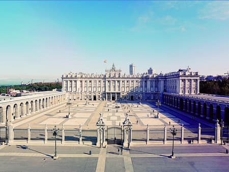 Panorámica de Madrid y visita guiada por el Palacio Real