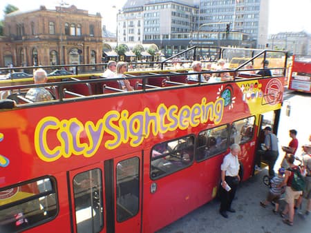 Tour en autobús turístico City Sightseeing Copenhague