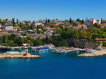 Antalya: Tour por la ciudad con paseo en barco, casco antiguo y cascadas - Tour de día completo