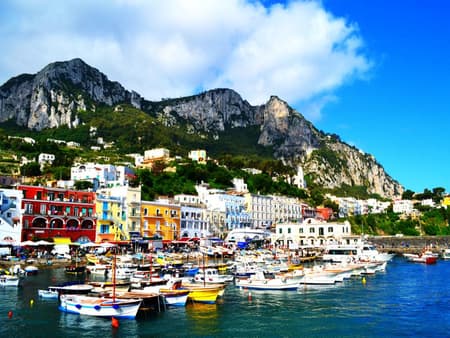 Tour em grupo a Capri e Pompeia