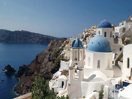 Recorrido en bus por el Santorini más tradicional