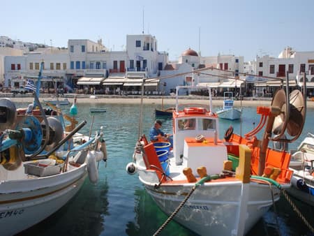 Tour medio día por la ciudad y la isla de Miconos - con opción de recogida