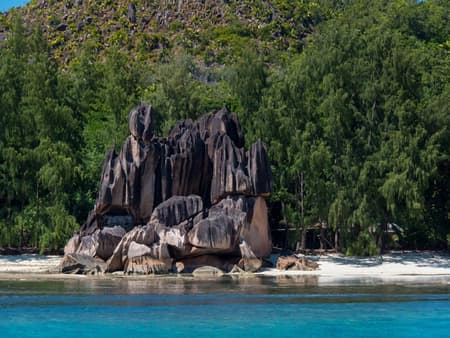 Three Island Cruise with lunch boat from Praslin - Full-Day Turtles/Tortoises Tour