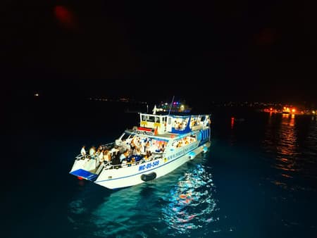 Fiesta de barco en San Andrés