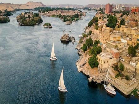 Explore the Valley of the Kings and Hatshepsut Temple with a Nile Cruise on a Traditional Felucca 