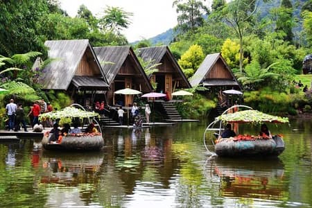 Bandung Bamboo Village with Lembang Floating Market & Farm House