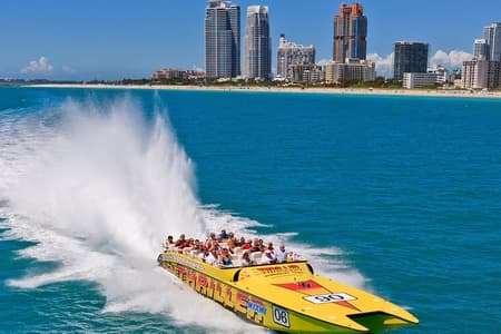 Speedboat Sightseeing Tour of Miami