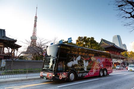 Tokio: 70 minuten. Open Top Sightseeing-busrit - Bay Course & City Course