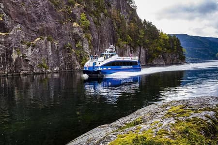 Mostraumen and Osterfjord Cruise - Round tour from Bergen
