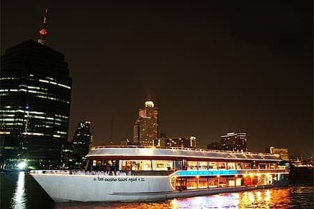 Bangkok Chao Phraya White Orchid River Cruise(Optional Roundtrip Transfers)