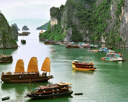 Full Day Halong Bay from Hanoi city - SIC - Guide on boat