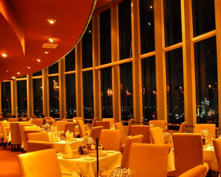 CENA DE GALA EN RESTAURANTE GIRATORIO BELLINI EN CIUDAD DE MEXICO     