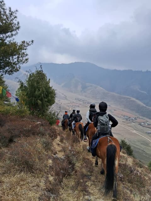 Gangtey, Glacial Valley