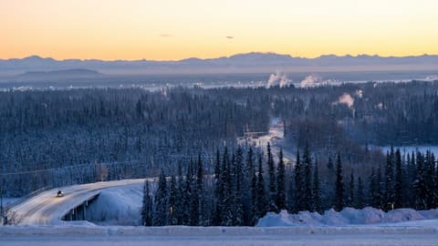 Winter - The Northern Lights Route