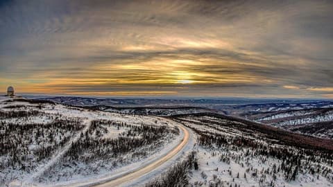 Winter - The Northern Lights Route