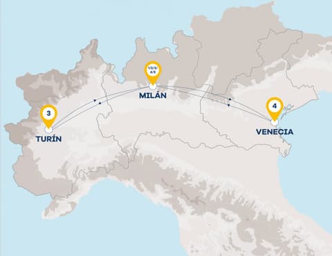 Las bellezas del norte de Italia en 5 días
