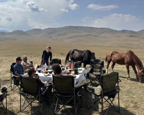 THE ROUTES OF THE TIEN SHAN NOMADS