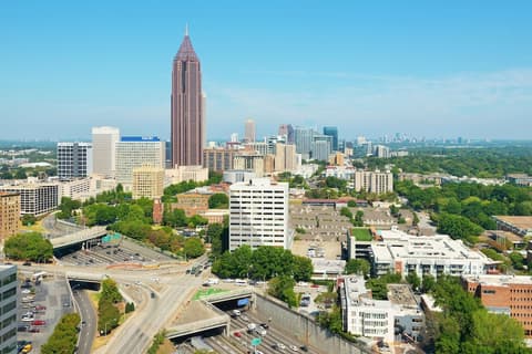 Hilton Atlanta, View from room
