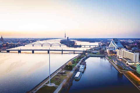 Radisson Blu Hotel & Spa, Daugava Riga, View from room