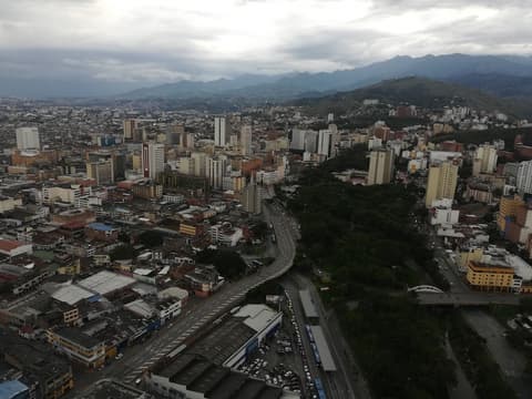 Torre De Cali Plaza Hotel, Aerial view