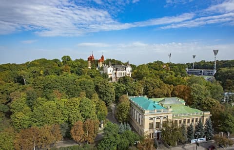 Hotel Dnipro, View from room