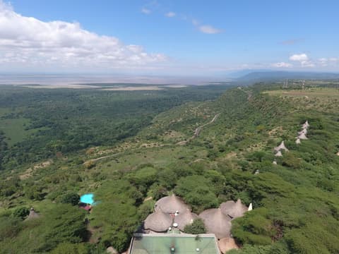 Lake Manyara Serena Safari, Aerial view
