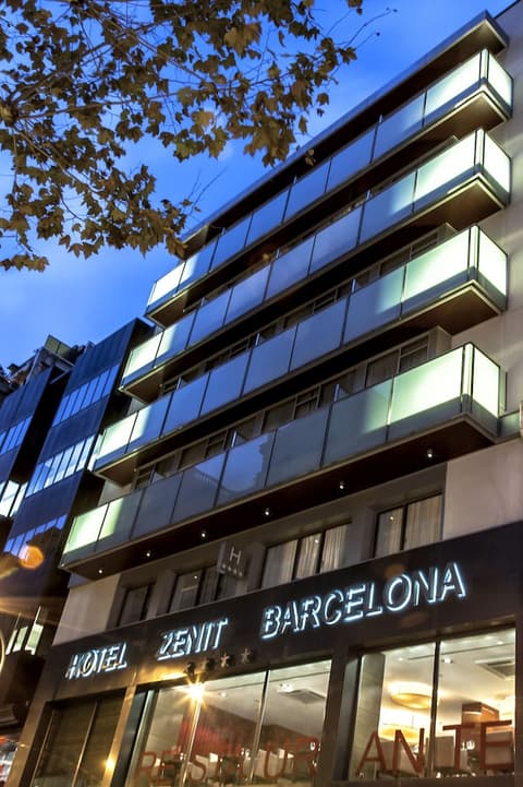 Hotel Zenit Barcelona, Front of property - evening/night