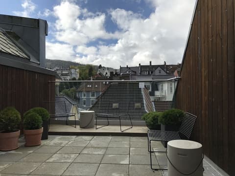 Citybox Bergen City, Terrace/patio