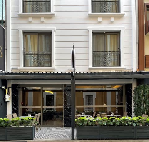 Mithras Hotel, Exterior