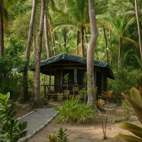 La Leona Eco Lodge, Room