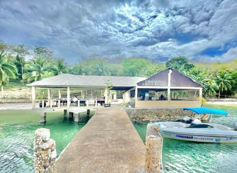 Chindonan Dive and Beach Resort, Front of property