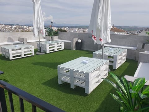 Hostal Málaga, Living area