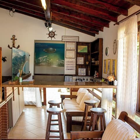 POUSADA PALHOCINHA GAROPABA, Reception