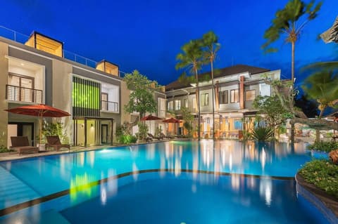 Padmasari Resort Hotel, Front of property - evening/night