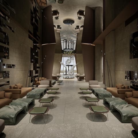 Club Melas Privé, Lobby