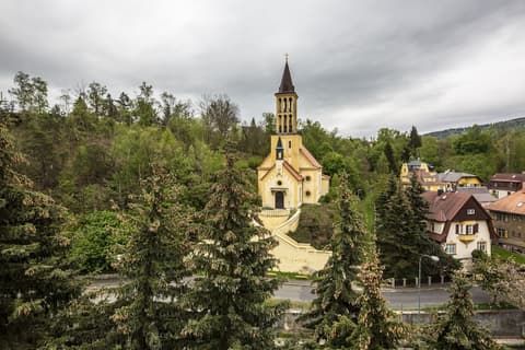 Parkhotel Carlsbad Inn, View from room