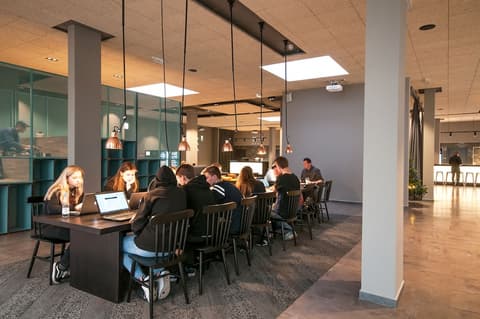 a&o Berlin Mitte, Lobby sitting area