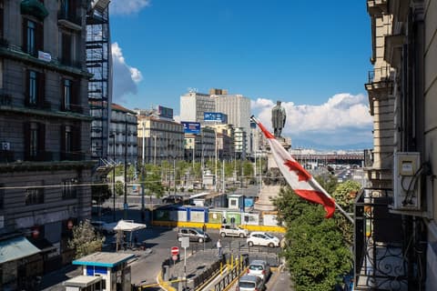 Hotel Garibaldi, View from room