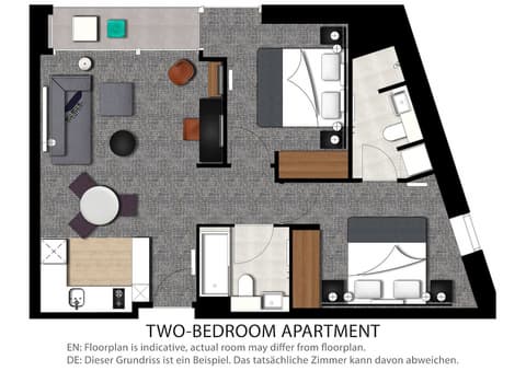 Adina Apartment Hotel Copenhagen, Floor plan